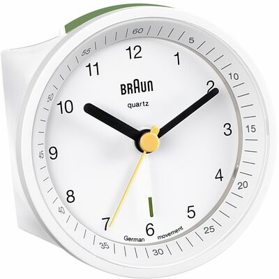 Braun Bnc007Whwh Alarmlı Masa Saati Işıklı Beyaz
