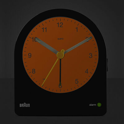 Braun Bc22B Siyah Klasik Analog Alarmlı Masa Saati