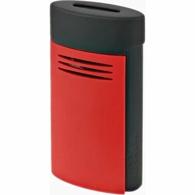 S.t. Dupont 020749V Megajet Matt Black And Red Çakmak