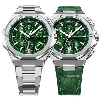 Jacques Philippe JPQGC4813X6XS Erkek Kol Saati ve Yedek Kordon