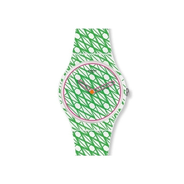 Swatch Duet In Green & Pınk Suoz208 Kol Saati
