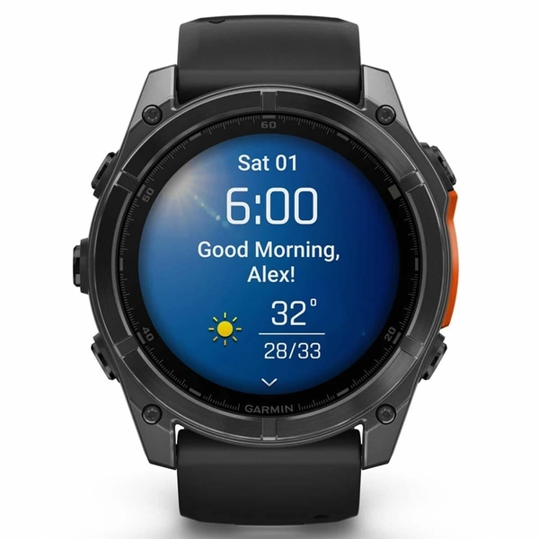 Garmin Gr-010-02905-00 Fenix 8 - 51Mm Amoled Slate Gri Akıllı Saat