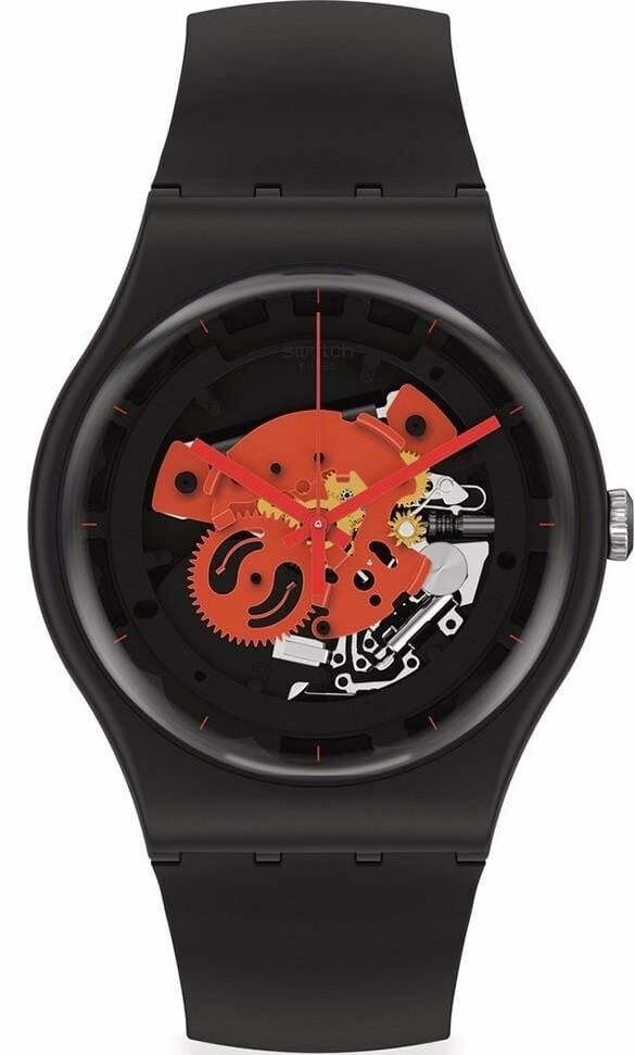 Swatch SO32B110 Time To Red Big Kol Saati