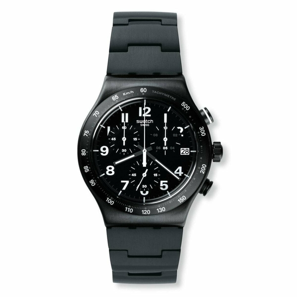 Swatch Yvb402G Siyah Çelik Kol Saati