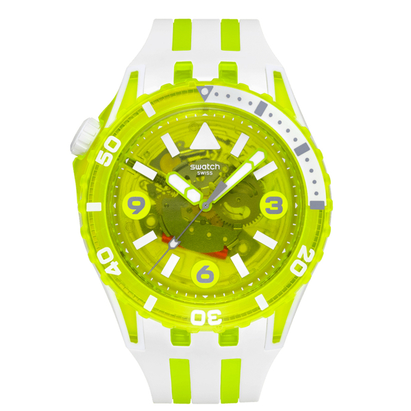 Sscu09J100 Swatch Scubaqua Egg Yolk Erkek Kol Saati Sscu09J100