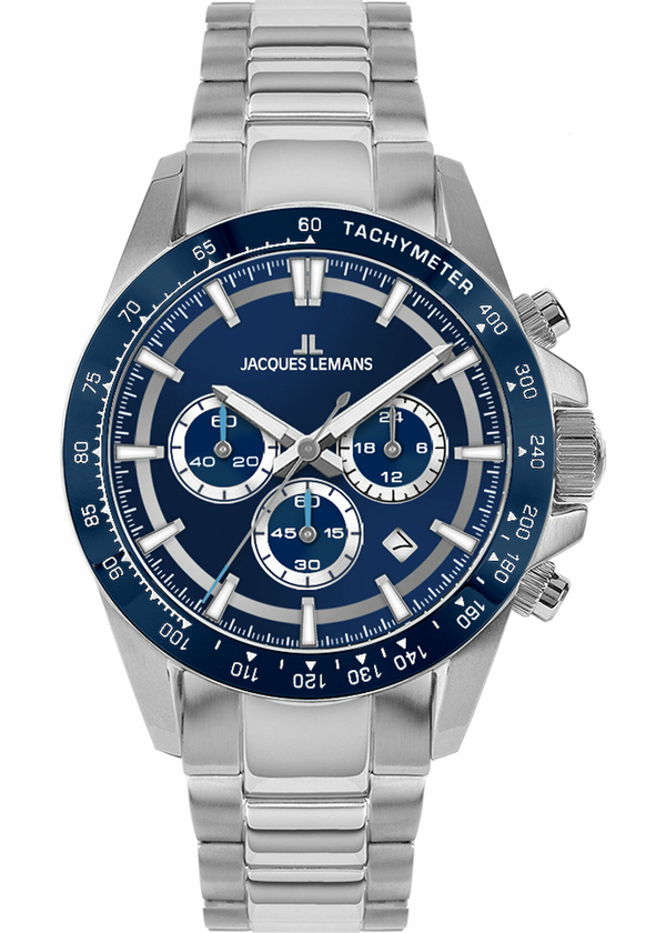 Jacques Lemans 1-2207C Lıverpool Chronograph Erkek Kol Saati