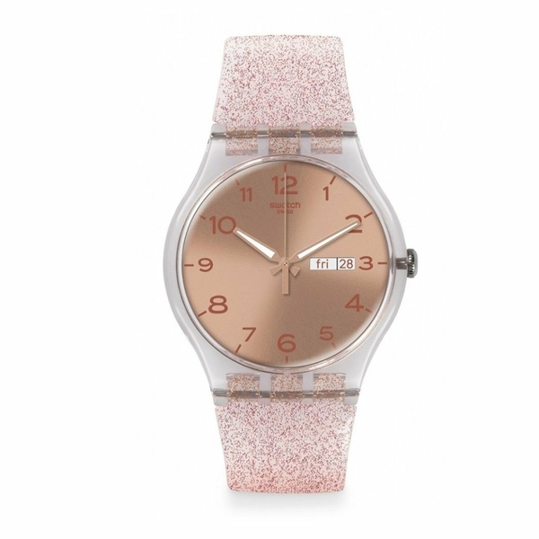 Swatch  Suok703 Plastik Silikon Kadın Kol Saati