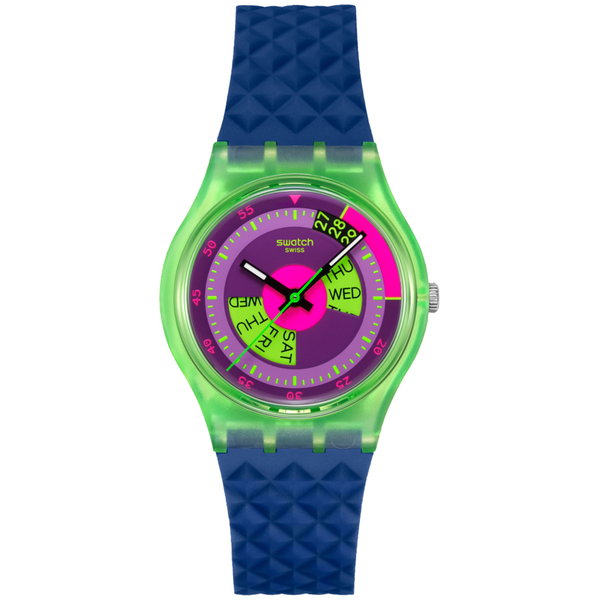 So28G704 Swatch Neon Skychart Kadın Kol Saati So28G704