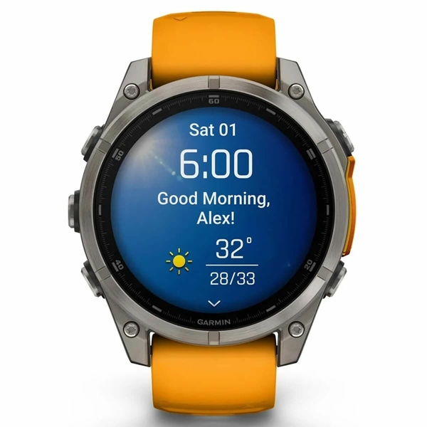 Garmin Gr-010-02904-11 Fenix 8 - 47 Mm Amoled Sapphire Akıllı Saat