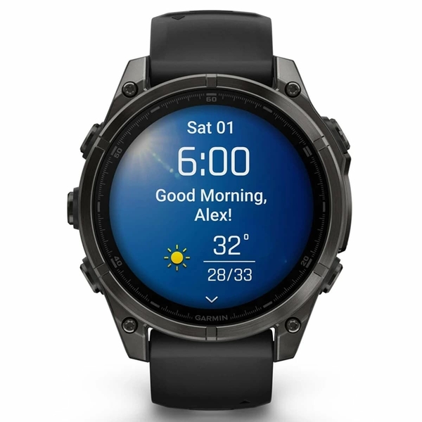 Garmin Gr-010-02904-21 Fenix 8 - 47 Mm Amoled Sapphire Akıllı Saat