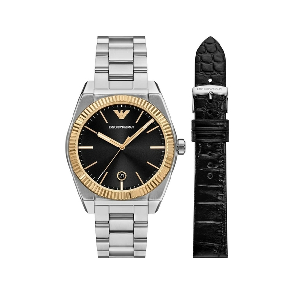 Emporio Armani AR80077SET Erkek Kol Saati Ve Yedek Kordon