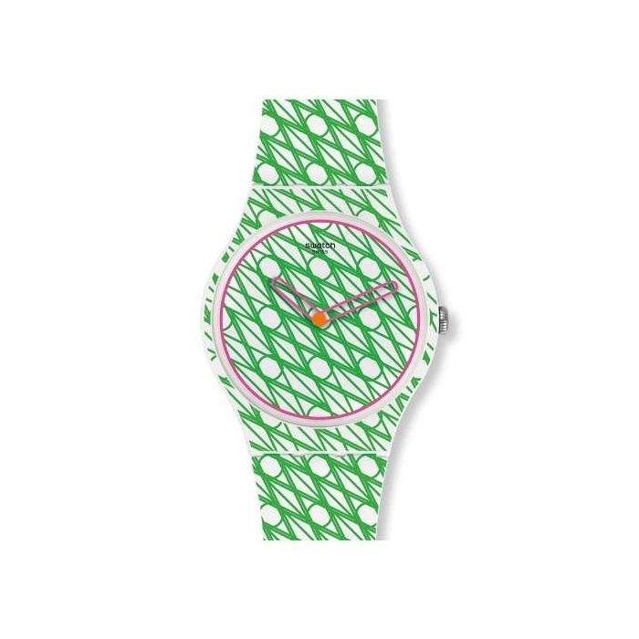 Swatch Duet In Green & Pınk Suoz208 Kol Saati