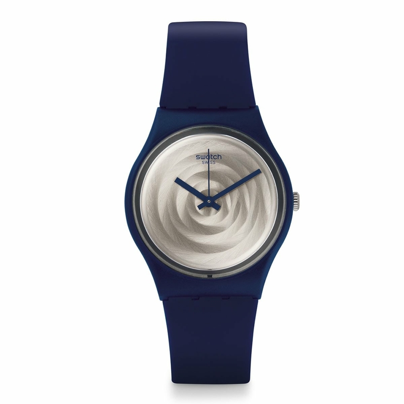 Swatch Gn244 Lacivert Plastik Silikon Unisex Kol Saati
