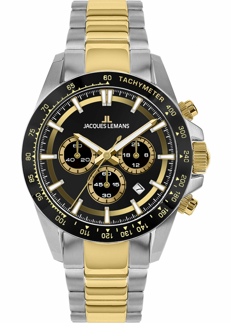 Jacques Lemans 1-2207D Lıverpool Chronograph Erkek Kol Saati