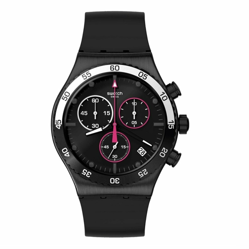 Swatch Yvb413 Swatch Magenta At Night Erkek Kol Saati