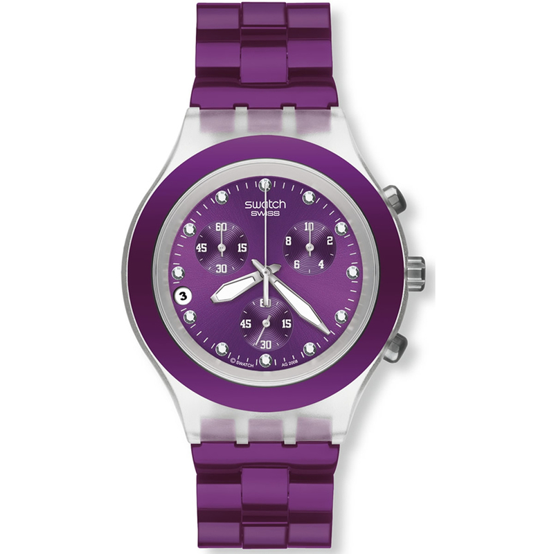 Swatch Full Blooded Blueberry SVCK4048AG Kadın Kol Saati