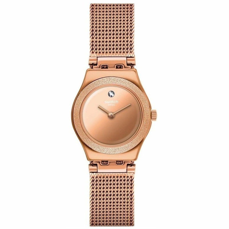 Swatch Ysg166M Luminescent Rose Hasır Kadın Kol Saati