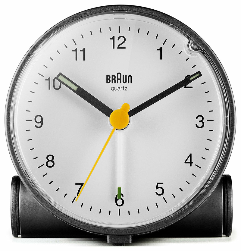 BRAUN BC01W BEYAZ KLASİK ANALOG ALARMLI MASA SAATİ