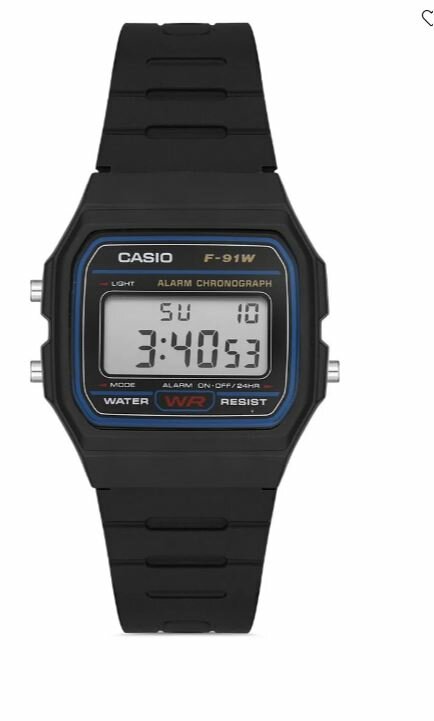 CASIO F-91W-1DG Digital ERKEK KOL SAATİ