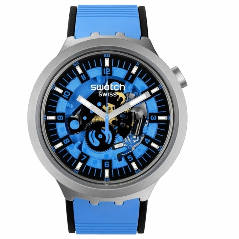 Swatch Bıg Bold Irony Sb07S106 Azure Blue Daze
