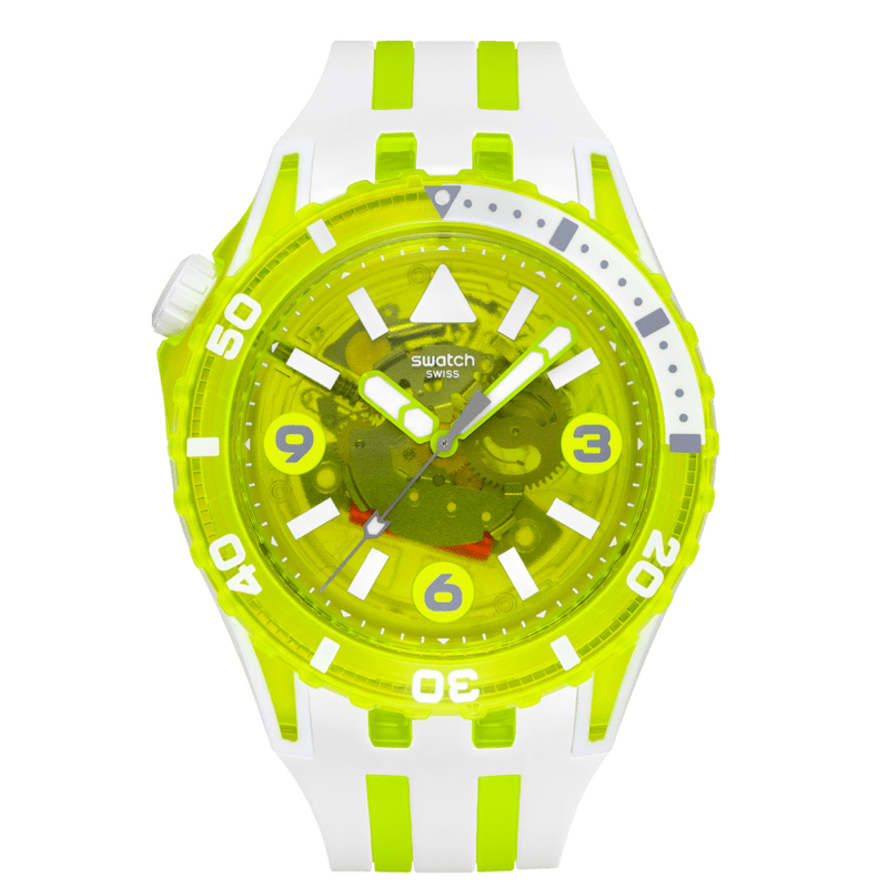 Sscu09J100 Swatch Scubaqua Egg Yolk Erkek Kol Saati Sscu09J100