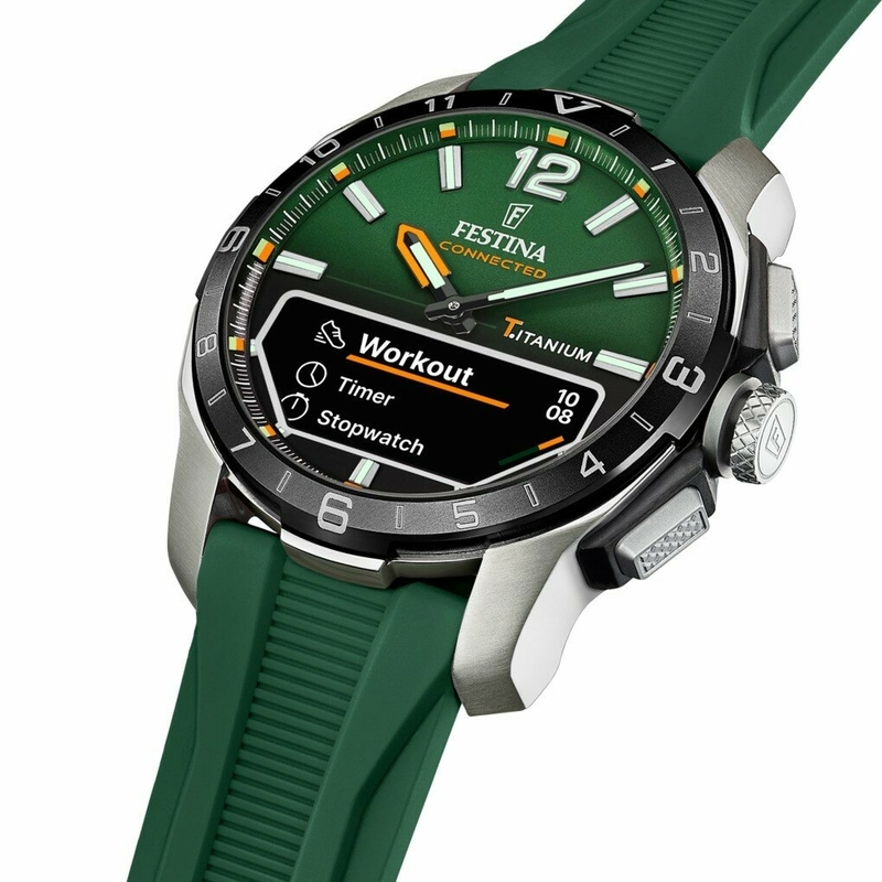 Festına F23000/2 Connected D Green Erkek Kol Saati