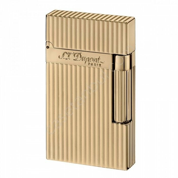S.t. Dupont 016827 Gold Montparnasse Vertical Lines Çakmak
