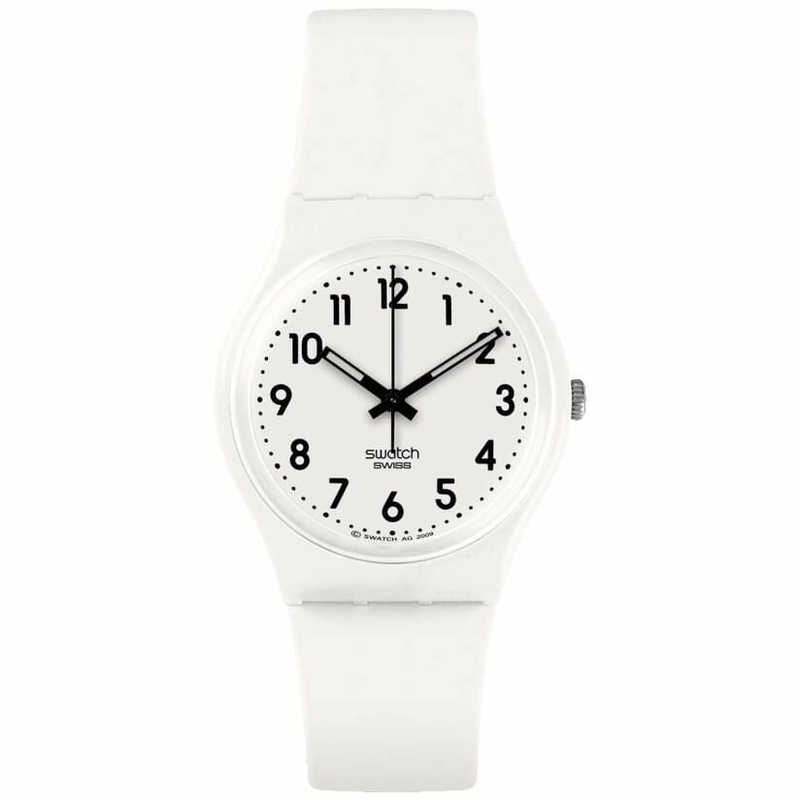 Swatch Just Whıte Soft SO28W107-S14 Kol Saati