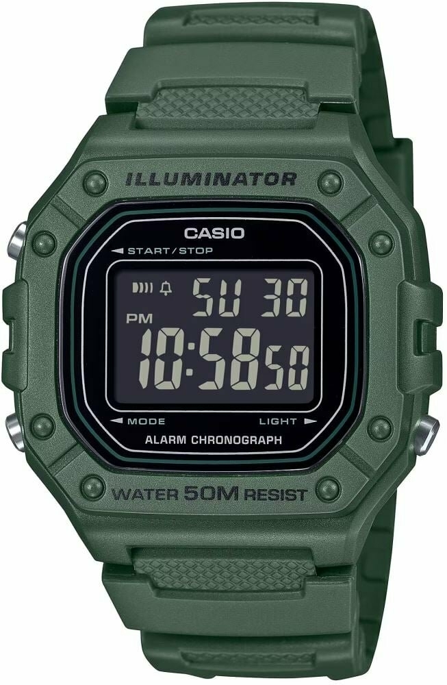 CASIO W-218H-3BVDF Dijital ERKEK KOL SAATİ