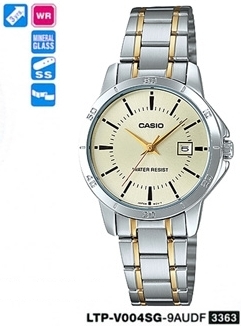 CASIO LTP-V004SG-9AUDF Pilli KADIN KOL SAATİ