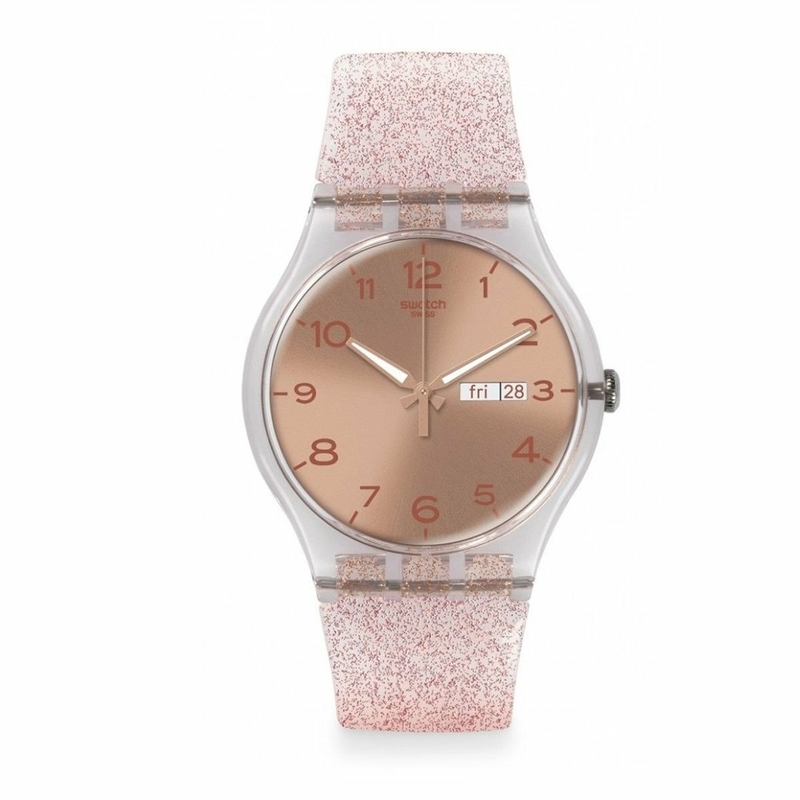 Swatch  Suok703 Plastik Silikon Kadın Kol Saati