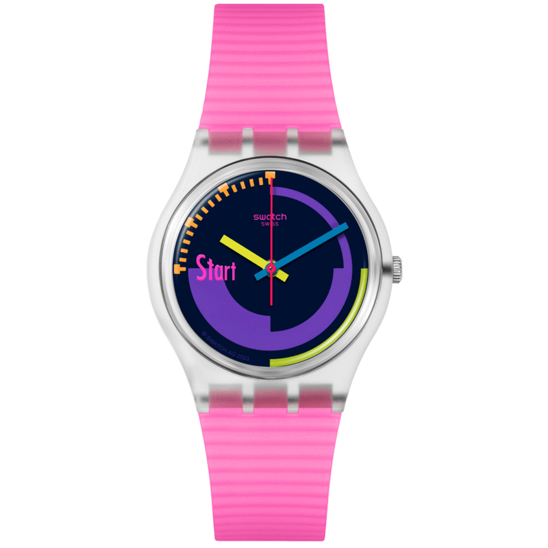 Swatch Neon Pink Podium Bayan Kol Saati So28K111
