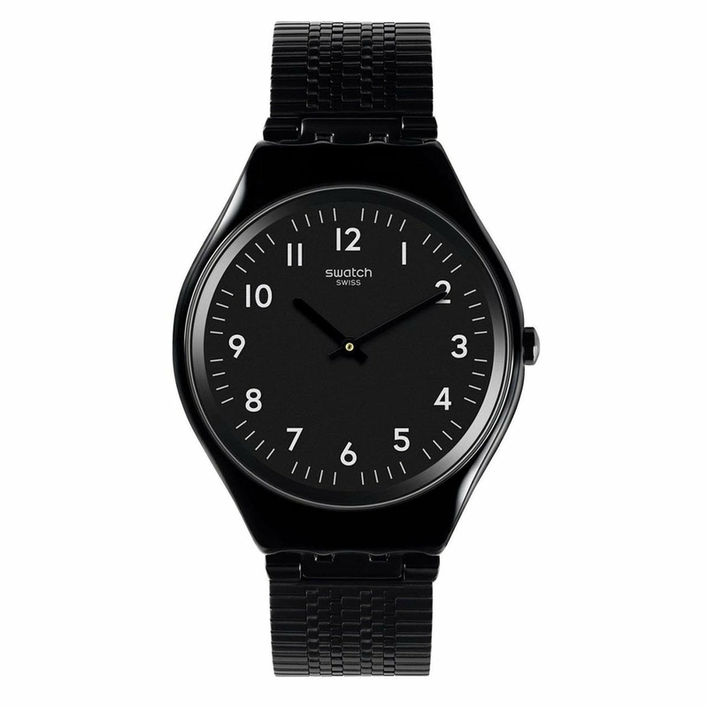 Swatch Syxb100Gg Siyah Çelik Kol Saati