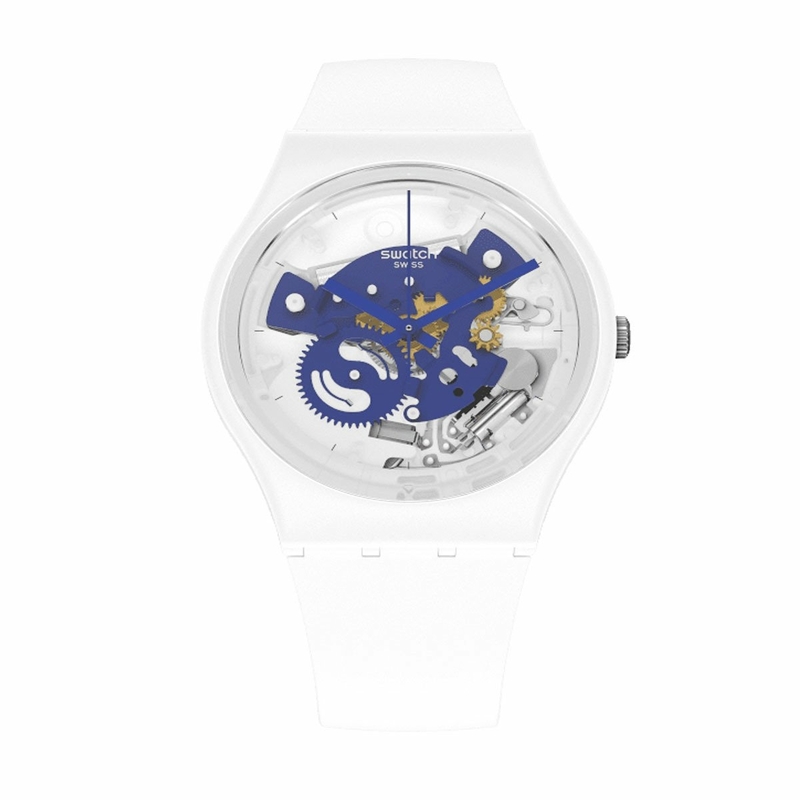 Swatch So31W103 Time To Blue Small Kadın Kol Saati
