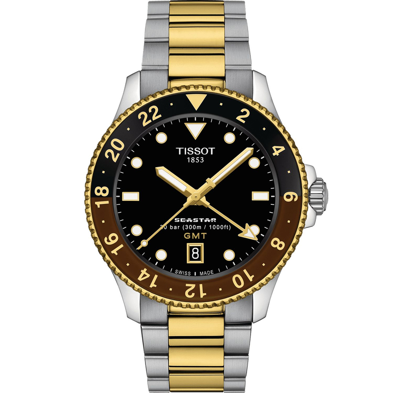 Tissot T1208522205100 Seastar 1000 Quartz Gmt Erkek Kol Saati T120.852.22.051.00