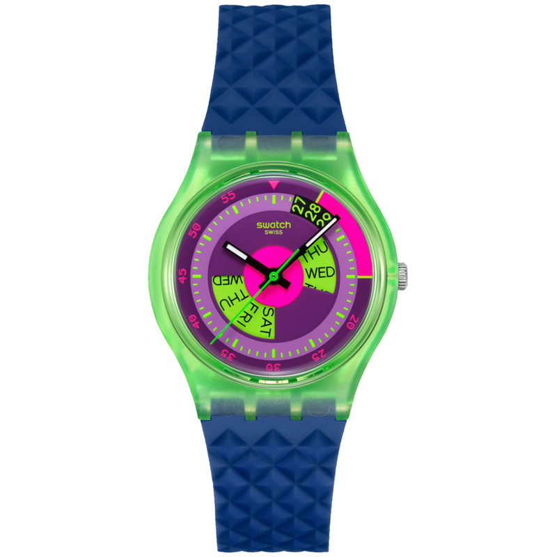 So28G704 Swatch Neon Skychart Kadın Kol Saati So28G704