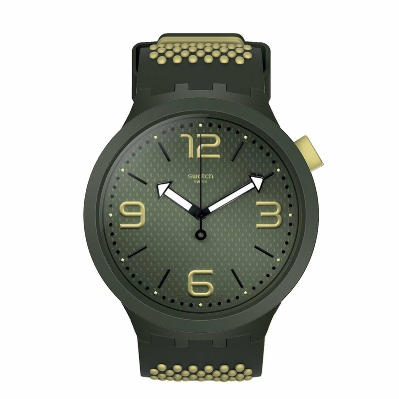 Swatch So27M102 Yeşil Plastik Silikon Erkek Kol Saati