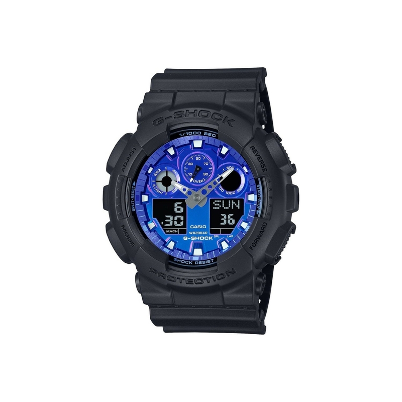 CASIO GA-100FL-1ADR Analog - Dijital ERKEK KOL SAATİ