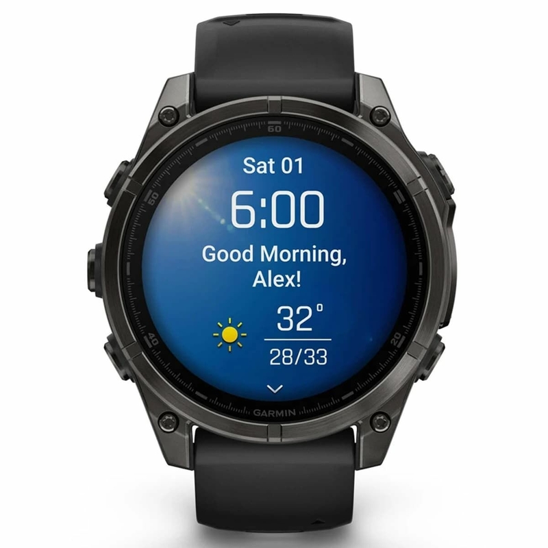 Garmin Gr-010-02904-21 Fenix 8 - 47 Mm Amoled Sapphire Akıllı Saat