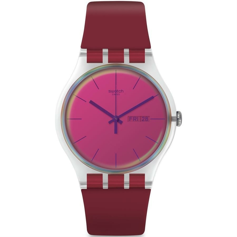 Swatch SUOK717 Polared Plastik Silikon Kadın Kol Saati