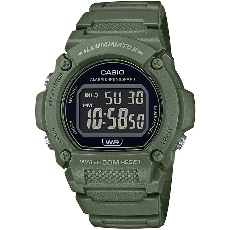 CASIO W-219HC-3BVDF Dijital ERKEK KOL SAATİ