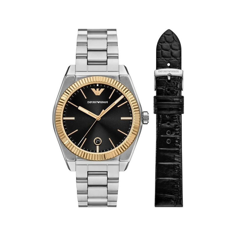 Emporio Armani AR80077SET Erkek Kol Saati Ve Yedek Kordon