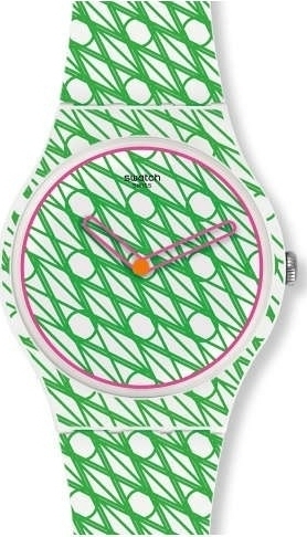 Swatch Duet In Green & Pınk Suoz208 Kol Saati