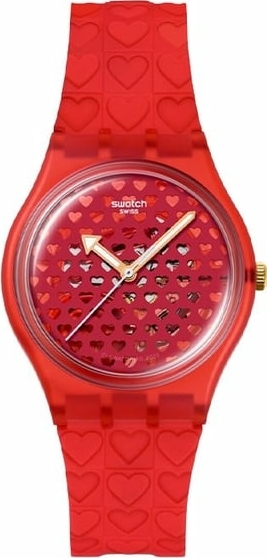 Swatch Love İn Scarlet So28Z122 Kadın Kol Saati