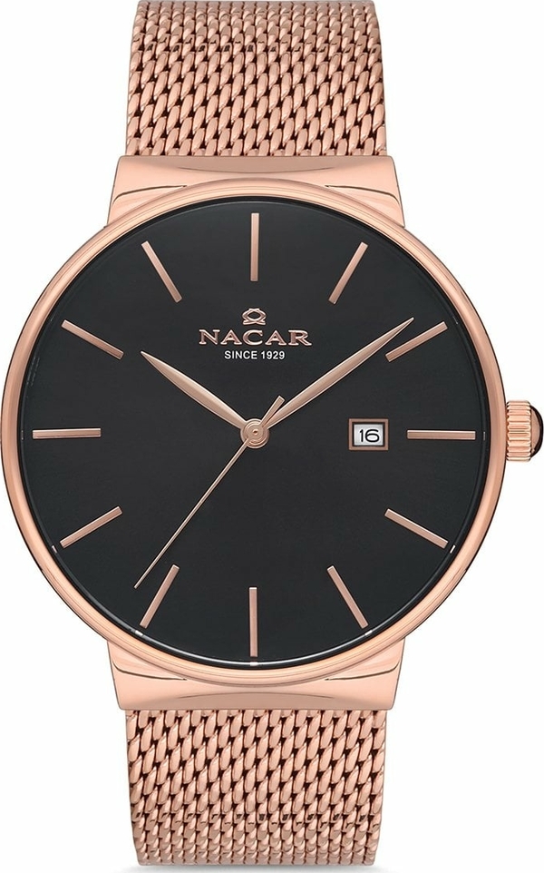 Nacar Nc34-290431-Rbrm Pembe Hasır Erkek Kol Saati