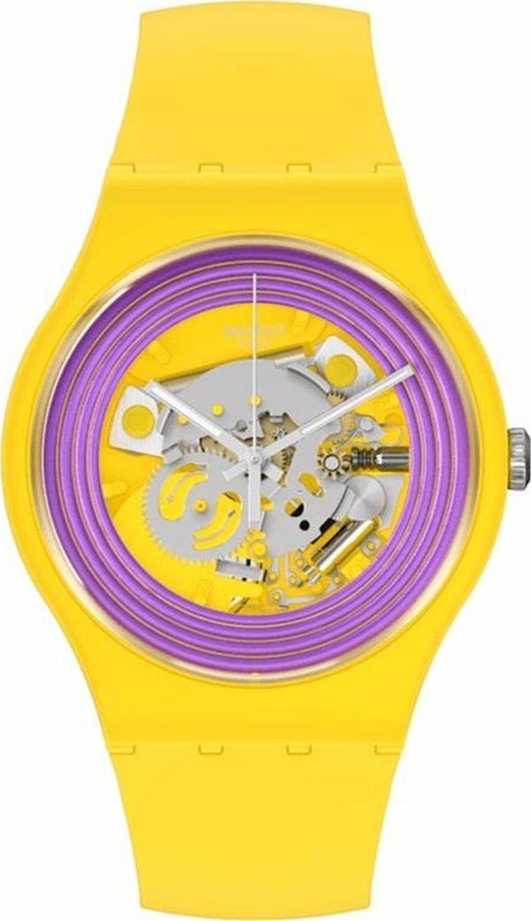Swatch So29J100 Purple Rıngs Yellow