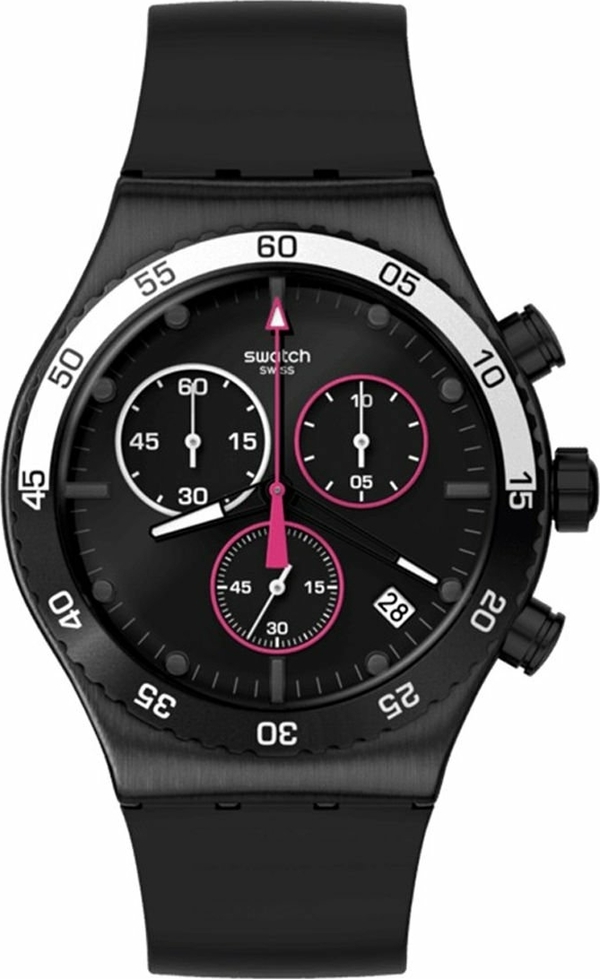 Swatch Yvb413 Swatch Magenta At Night Erkek Kol Saati