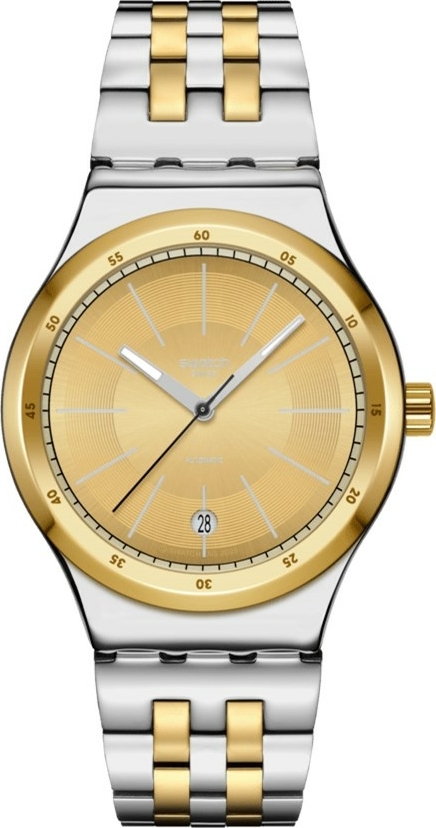 YIS437G Swatch Goldcloak Mechanism Erkek Kol Saati YIS437G
