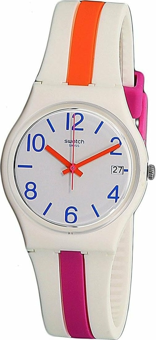 Swatch Gw408 Renkli Plastik Silikon Kol Saati