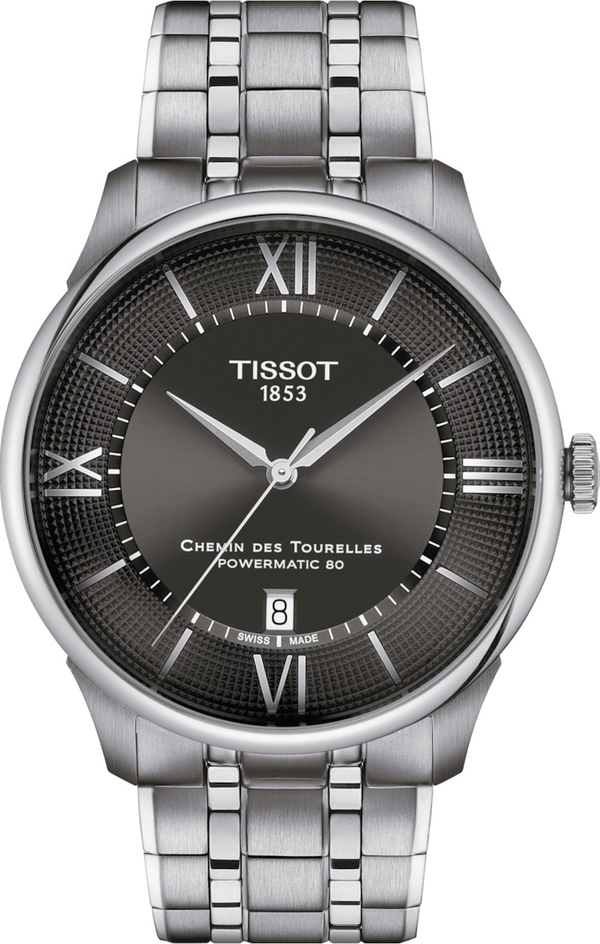 Tissot T1394071106800 Chemin Des Tourelles Powermatic 80 42 Mm Erkek Kol Saati T139.407.11.068.00